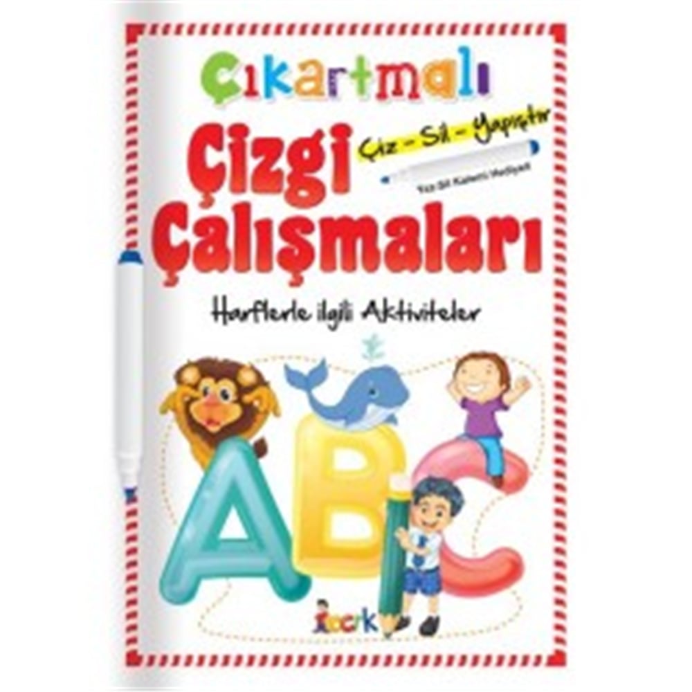 BICIRIK ÇIKARTMALI ÇİZGİ ÇALIŞMALARI HARFLER