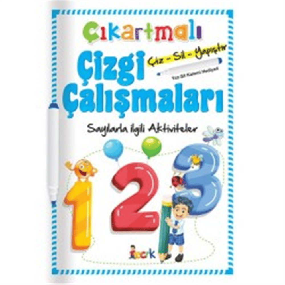 BICIRIK ÇIKARTMALI ÇİZGİ ÇALIŞMALARI SAYILAR