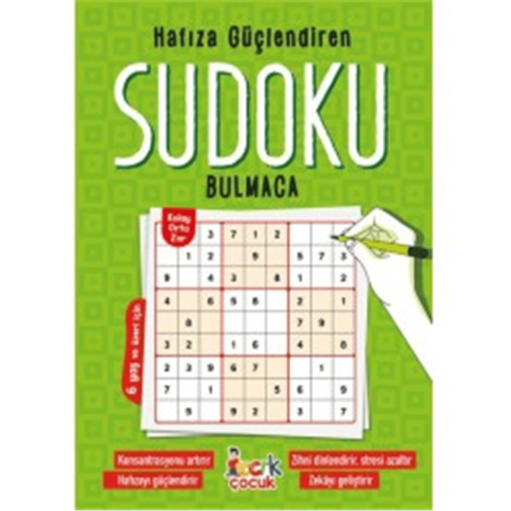 BICIRIK SUDOKU HAFIZA GÜÇLENDİREN BULMACA