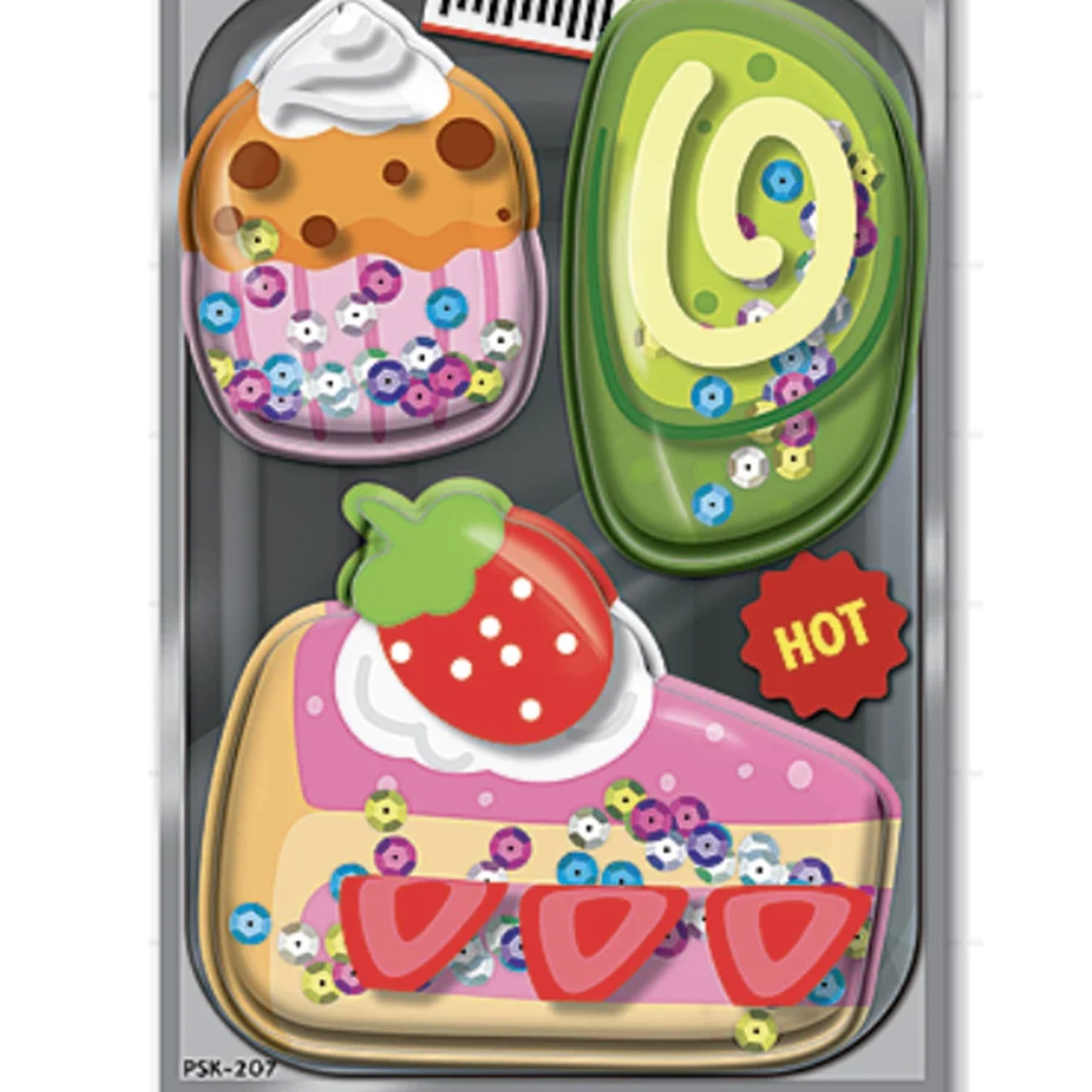 Bu-Bu Pop Up Shakers Pasta 20,5x11 Sticker