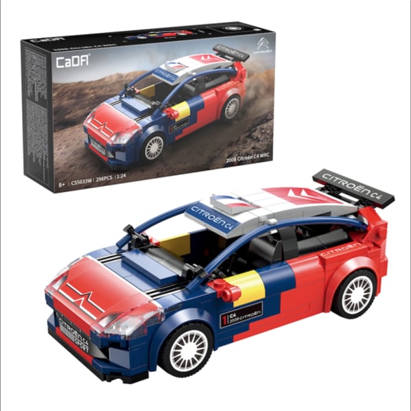 Cada Citroen C4 WRC 296 Parça Blok Oyuncak Yapım Seti Detaylı Model