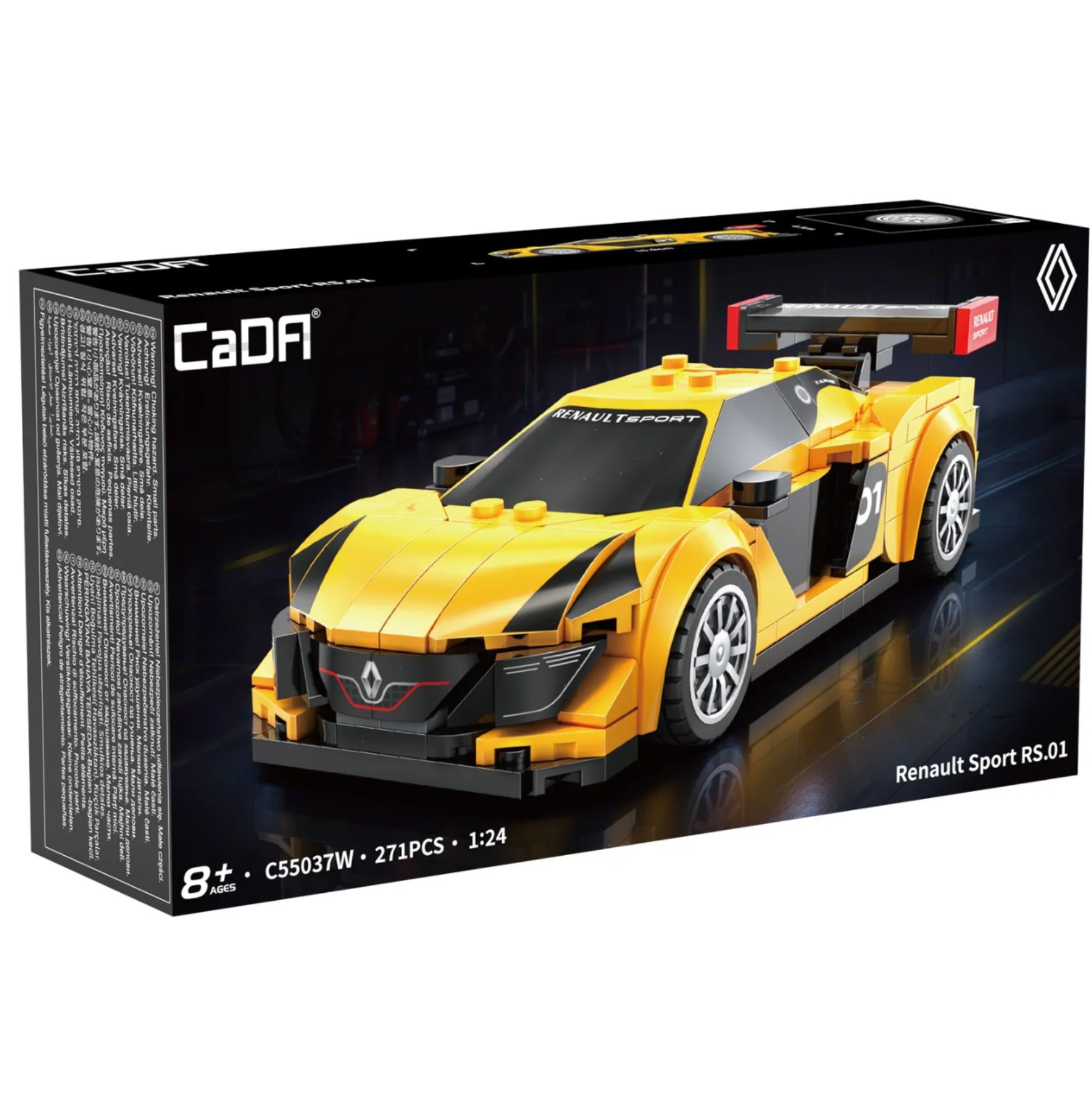 CADA RENAULT SPORT RS.01 271 PARÇA BLOCK OYUNCAK