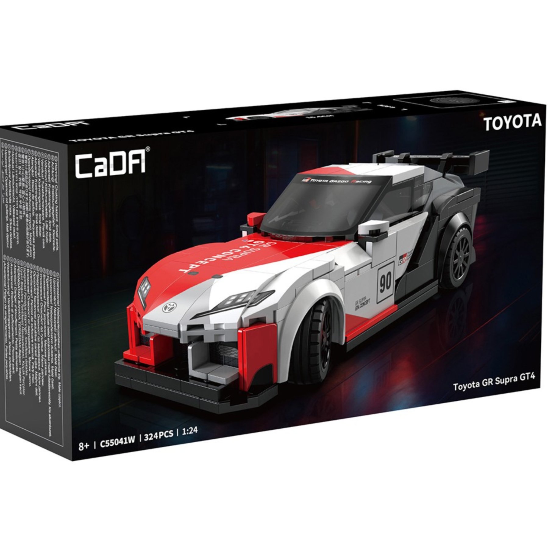 CADA TOYOTA GR SUPRA GT4 324 PARÇA BLOCK OYUNCAK