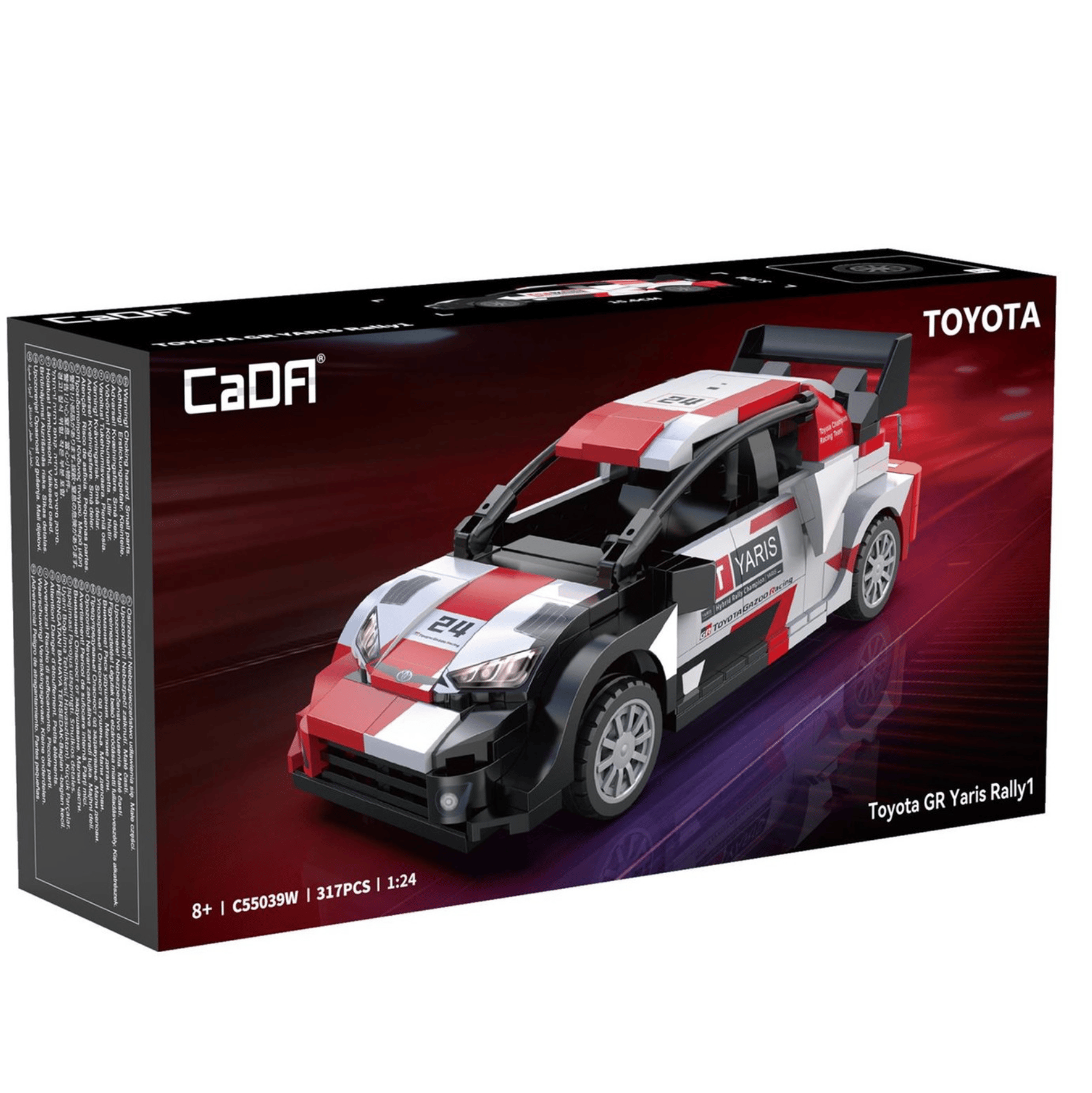 CADA TOYOTA GR YARIS RALLY1 324 PARÇA BLOCK OYUNCAK