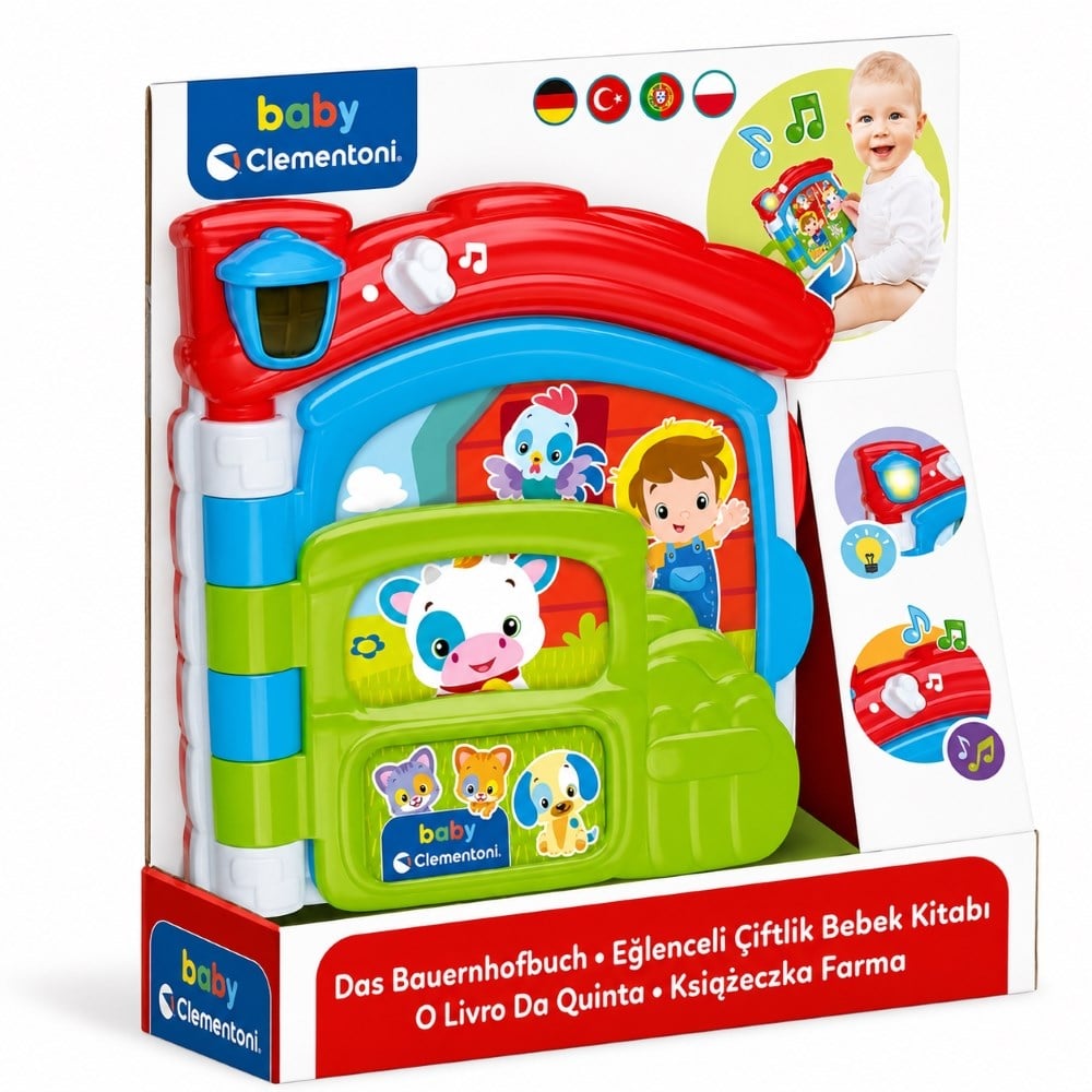 Clementoni Baby Eğlenceli Çiftlik Kitabı 