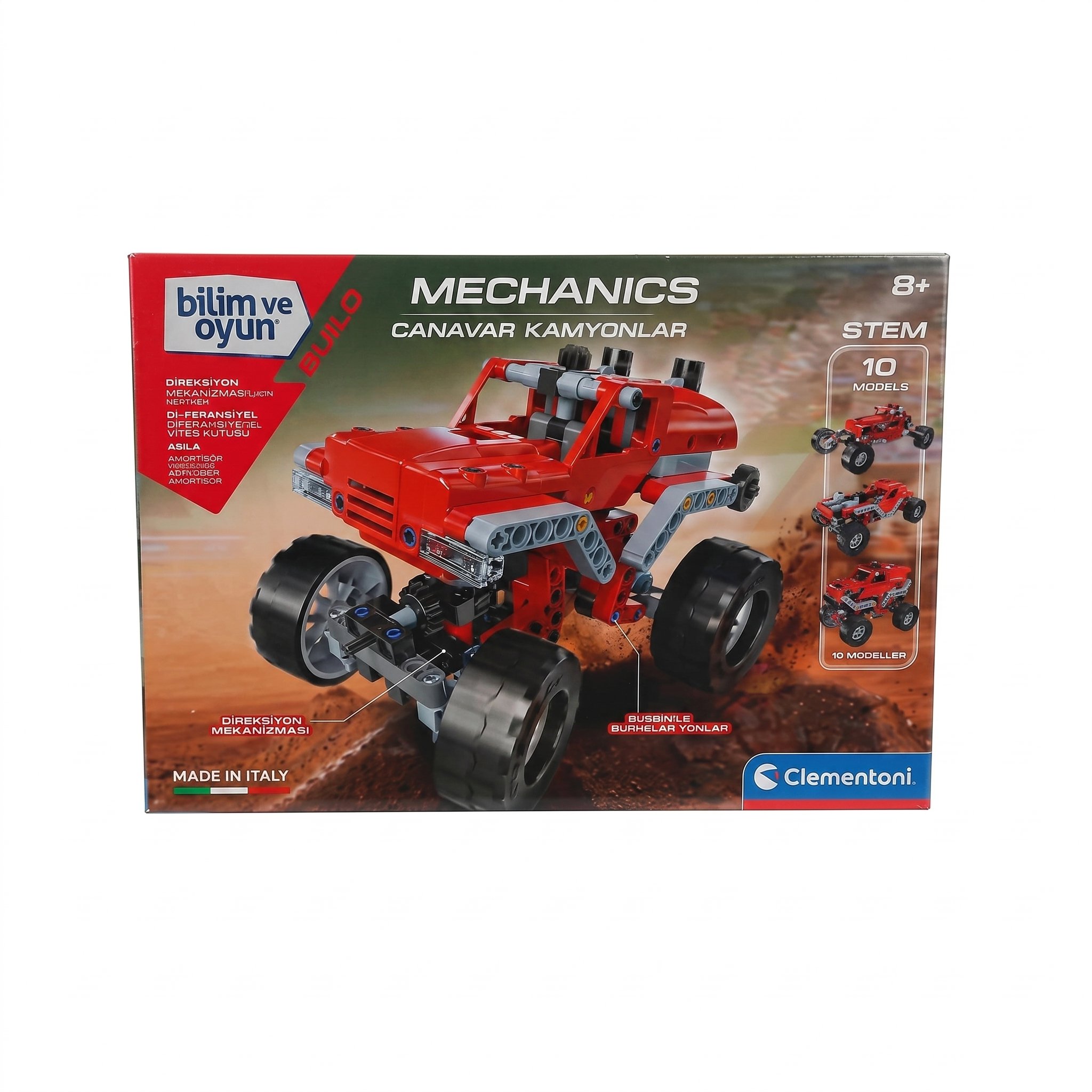 Clementoni Mekanik Laboratuvarı Monster Truck - STEM Seti