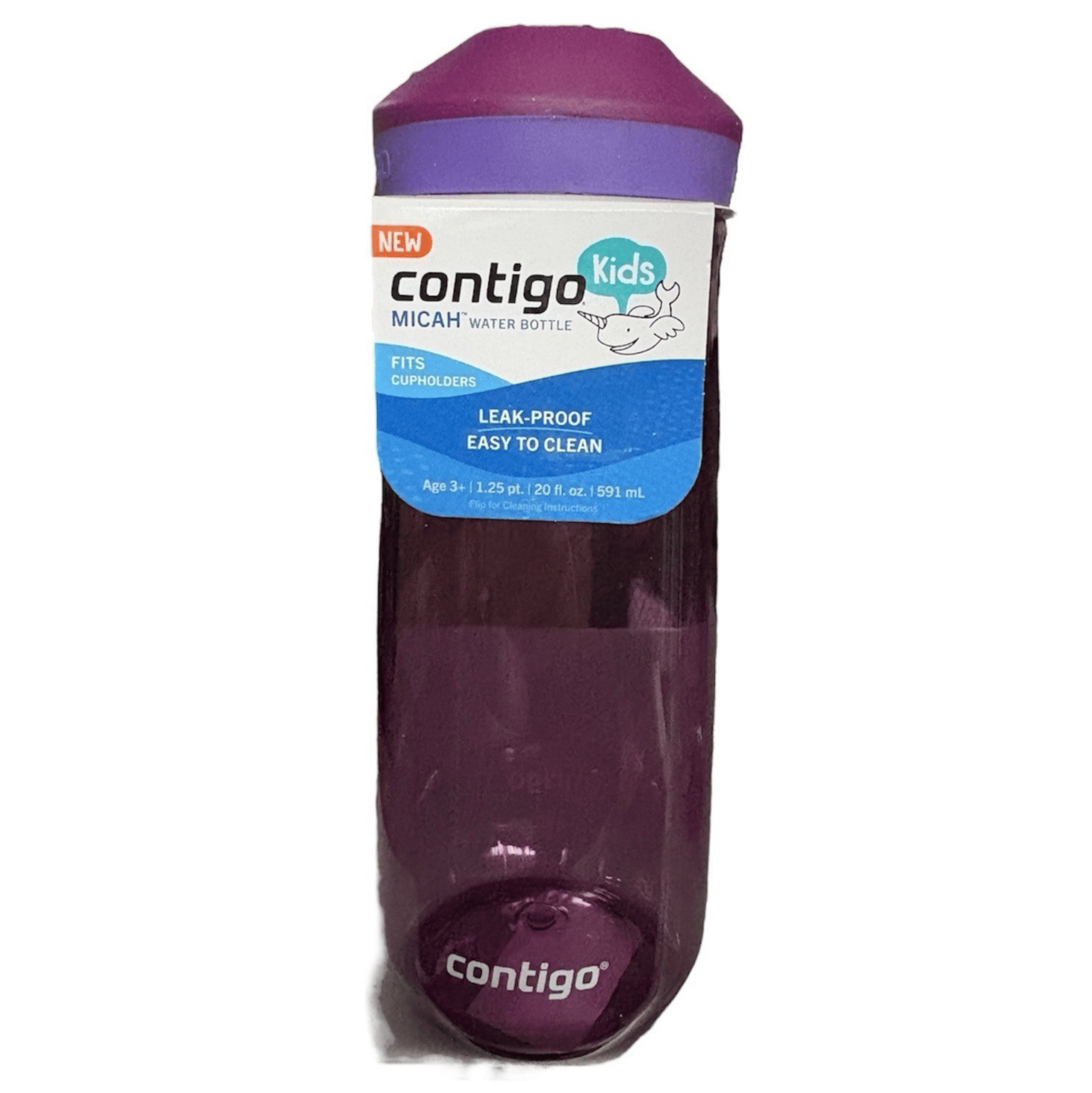 CONTIGO MATARA KIDS MICAH SIMPLE LID TRITAN 591 ML GRAPE