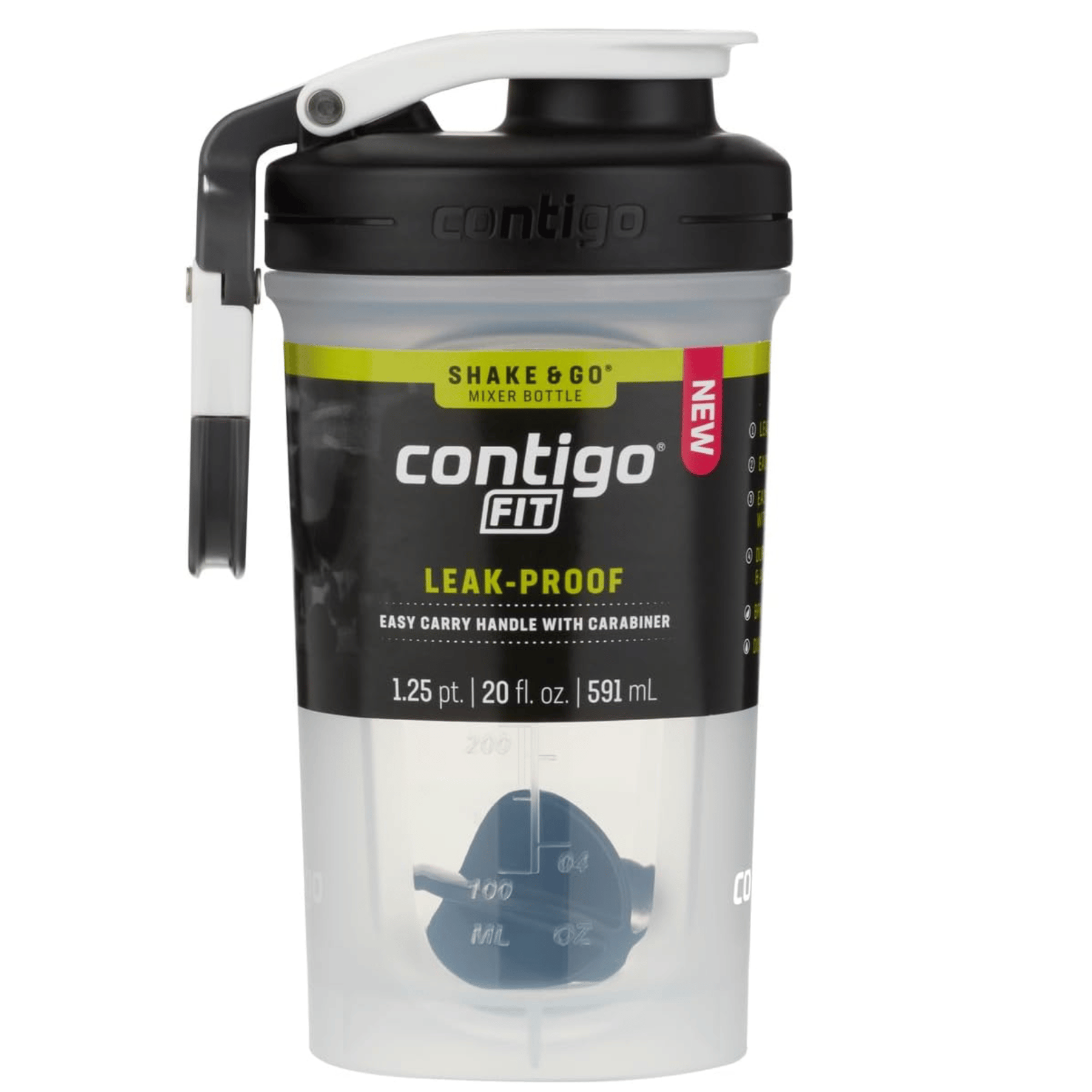 CONTIGO MATARA SHAKE GO FIT 2.0 SNAP-TOP MIXER 591 ML SALT