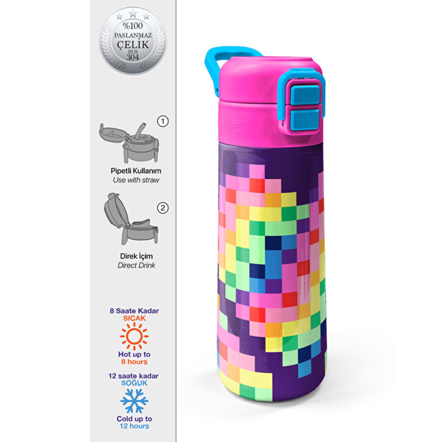 CORAL HIGH ÇELİK TERMOS 500 ML