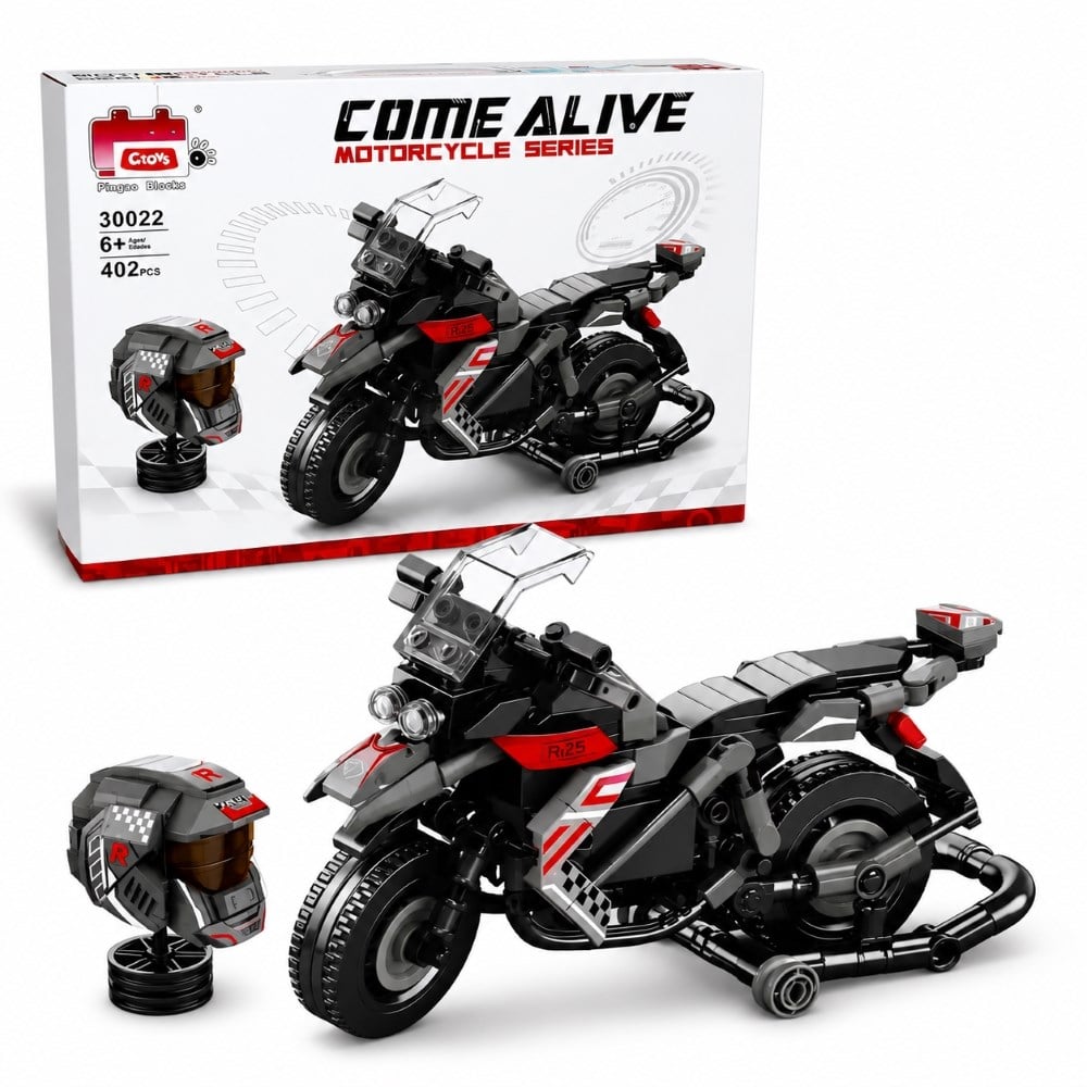 Ctoys Come Alive Blok Motosiklet 402 Parça Blok Motosiklet Yapım