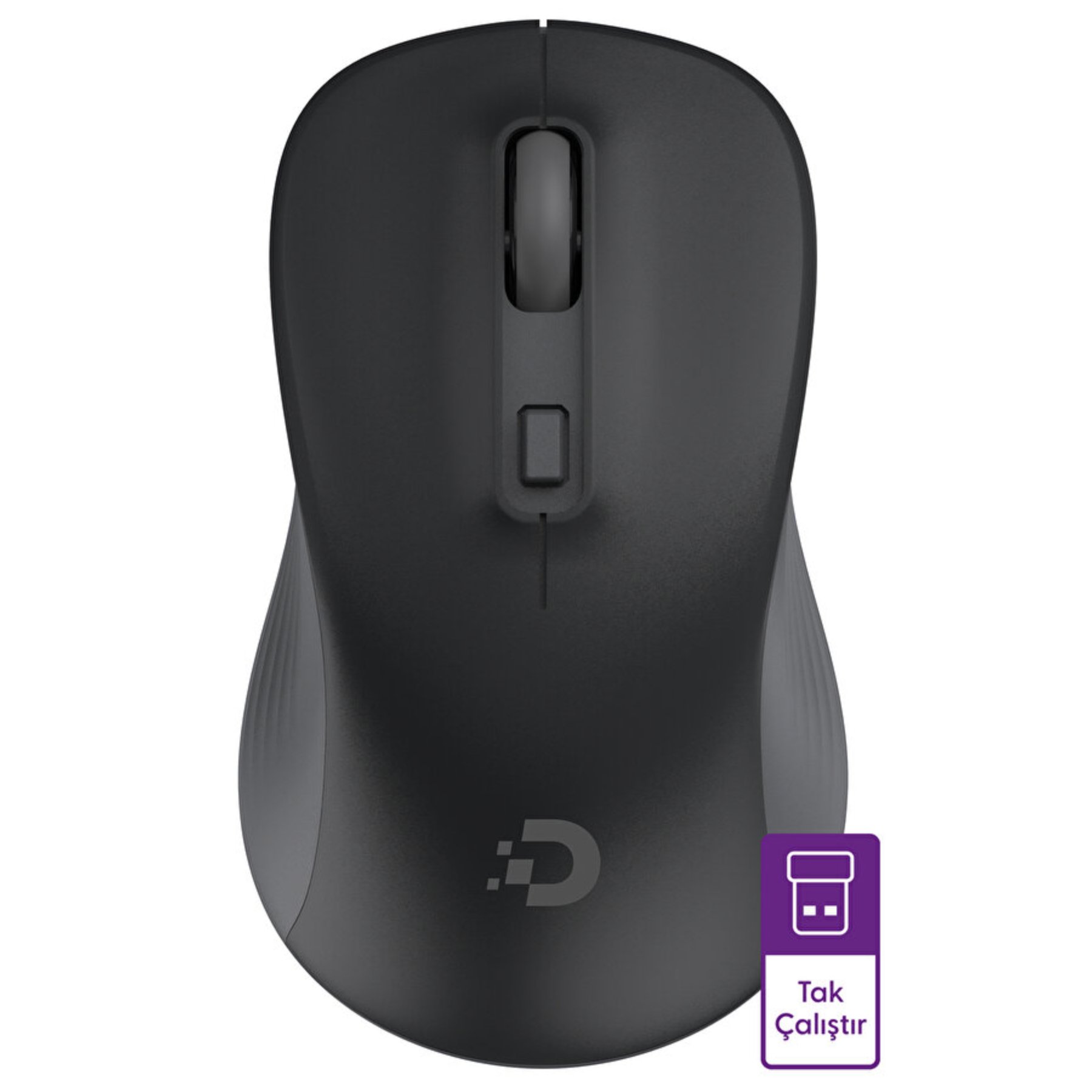 Daxi MX-100 Comfort Plus 2.4 GHz Sessiz Kablosuz Mouse Siyah