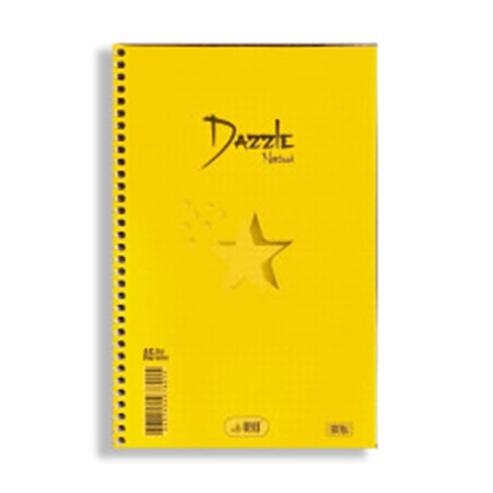 DAZZLE A-5 SPİRALLİ PPKAPAK 72YP ÇİZGİLİ