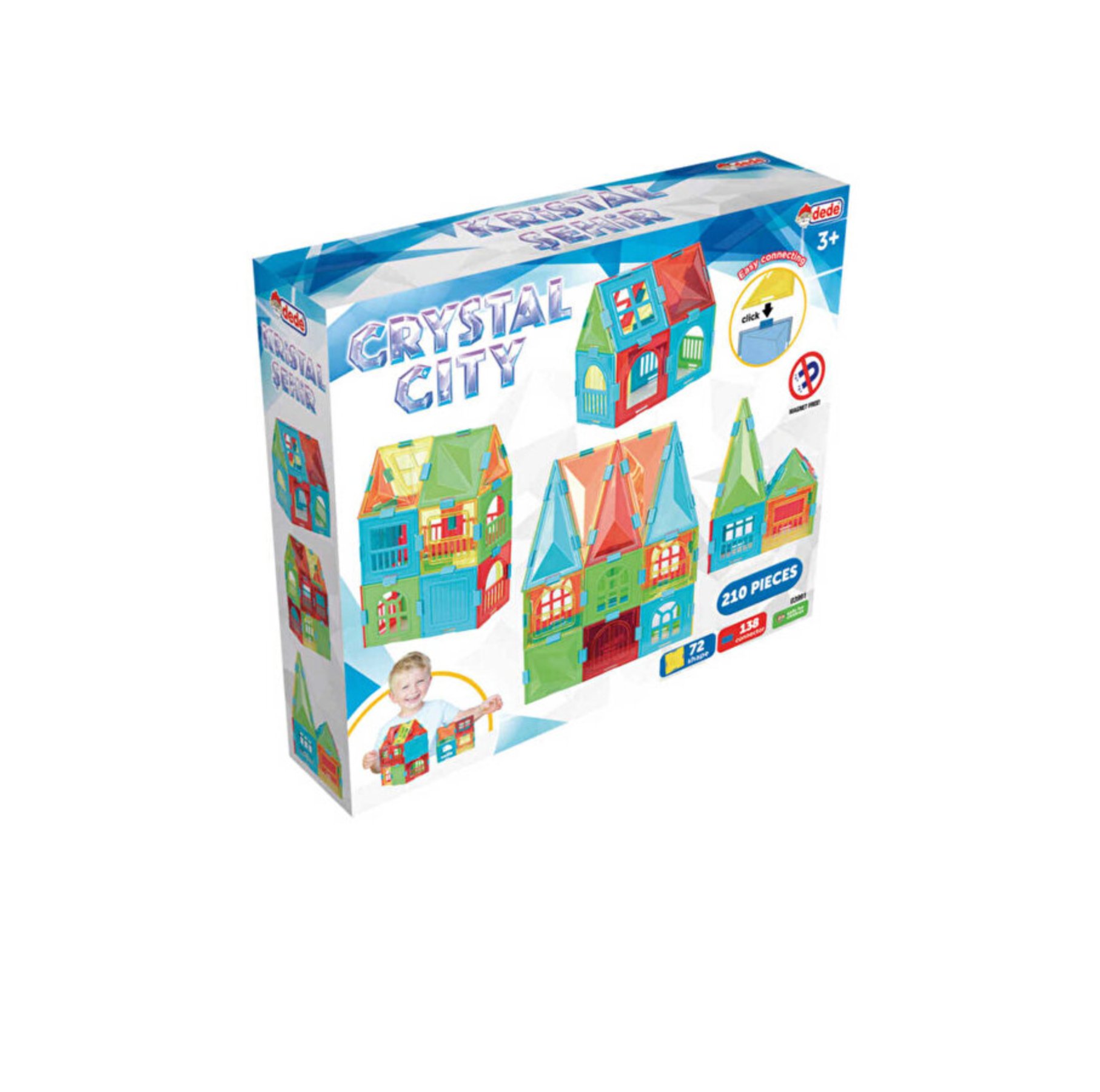 Dede Kristal Şehir 210 Parça 