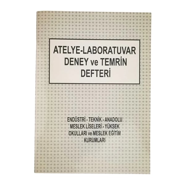 Dilman Atelye Temrin Defteri Karton Kapak 40 Yaprak