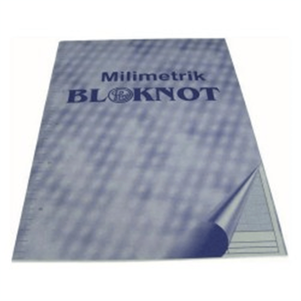 DİLMAN MİLİMETRİK BLOKNOT A4 MAVİ