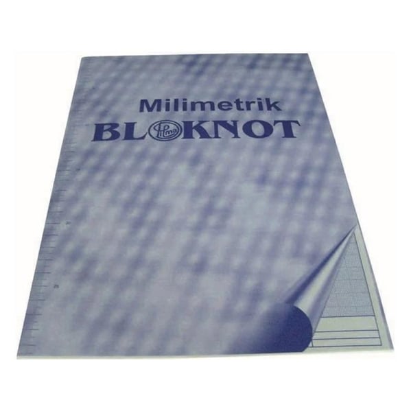 Dilman Milimetrik Bloknot A4 Mavi