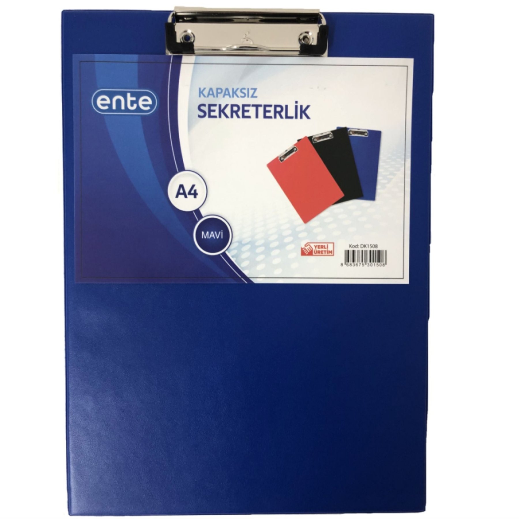 Ente A4 Kapaksız Sekreterlik Mavi Evrak Tutucu 