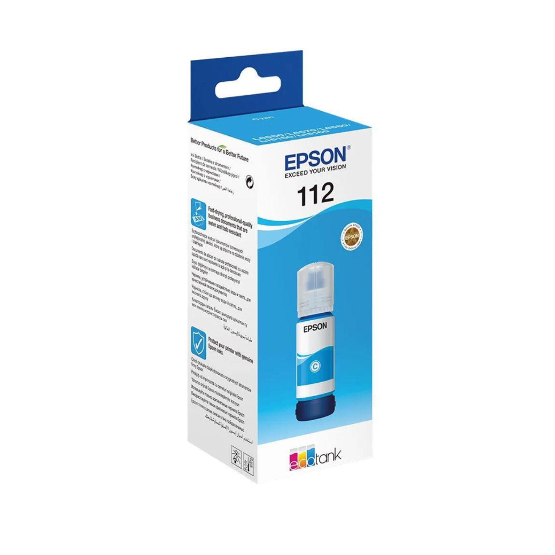 Epson 112 T06C24A Cyan Orijinal Mürekkep Kartuşu
