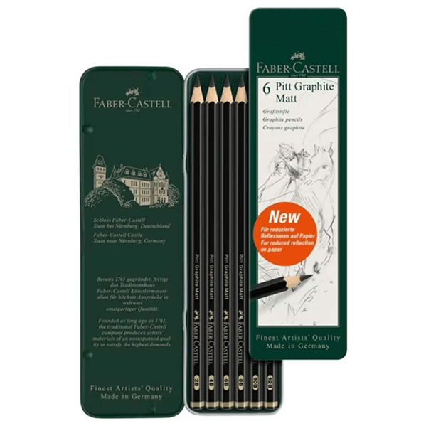 FABER CASTELL PITT DERECELİ KALEM 6 LI SET