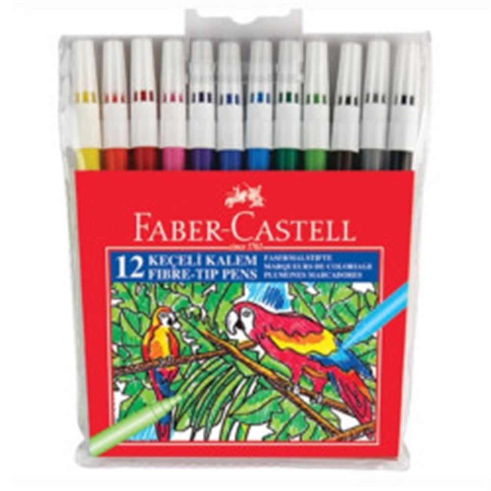 FABER KEÇELİ KALEM YIKANABİLİR 12Lİ POŞET