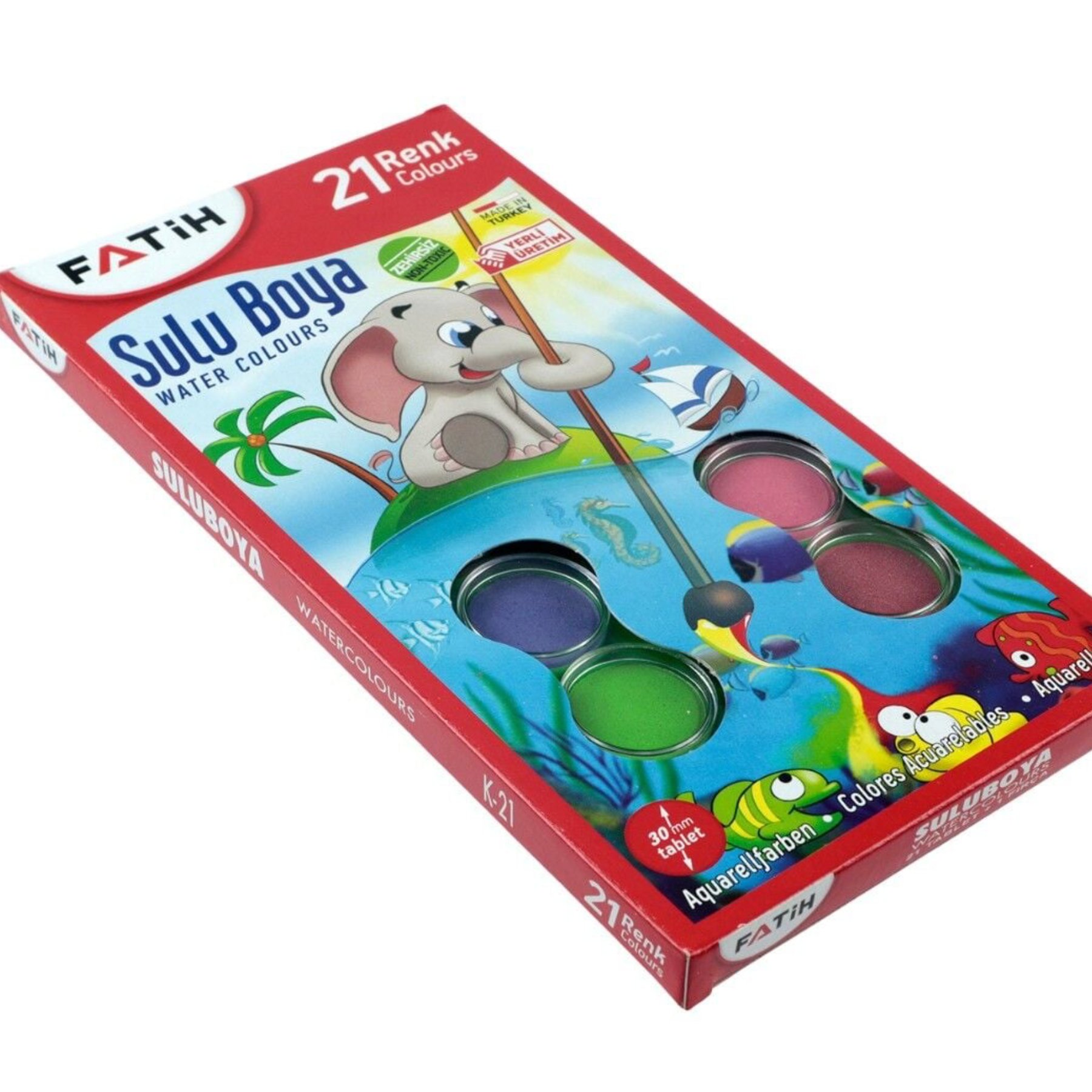 FATİH SULUBOYA 21 RENK