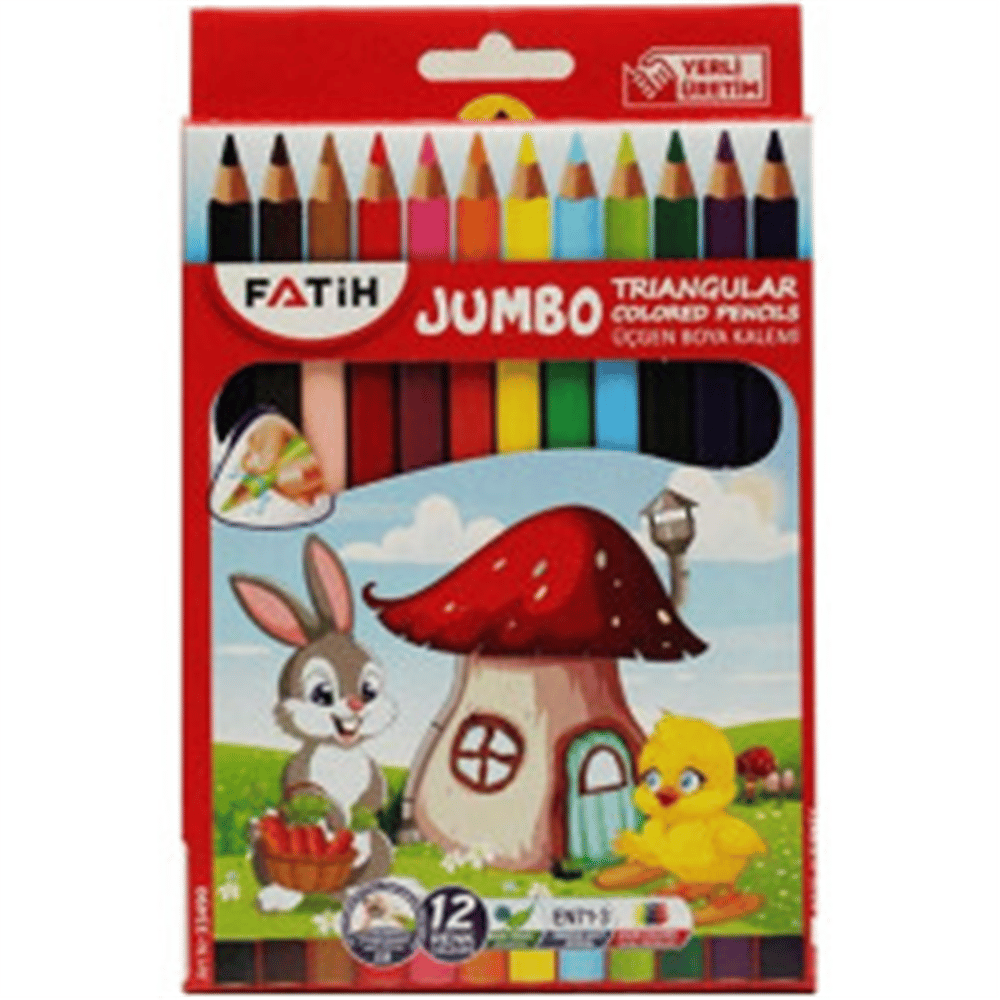 FATİH TRİANGULAR JUMBO KURUBOYA 12 RENK