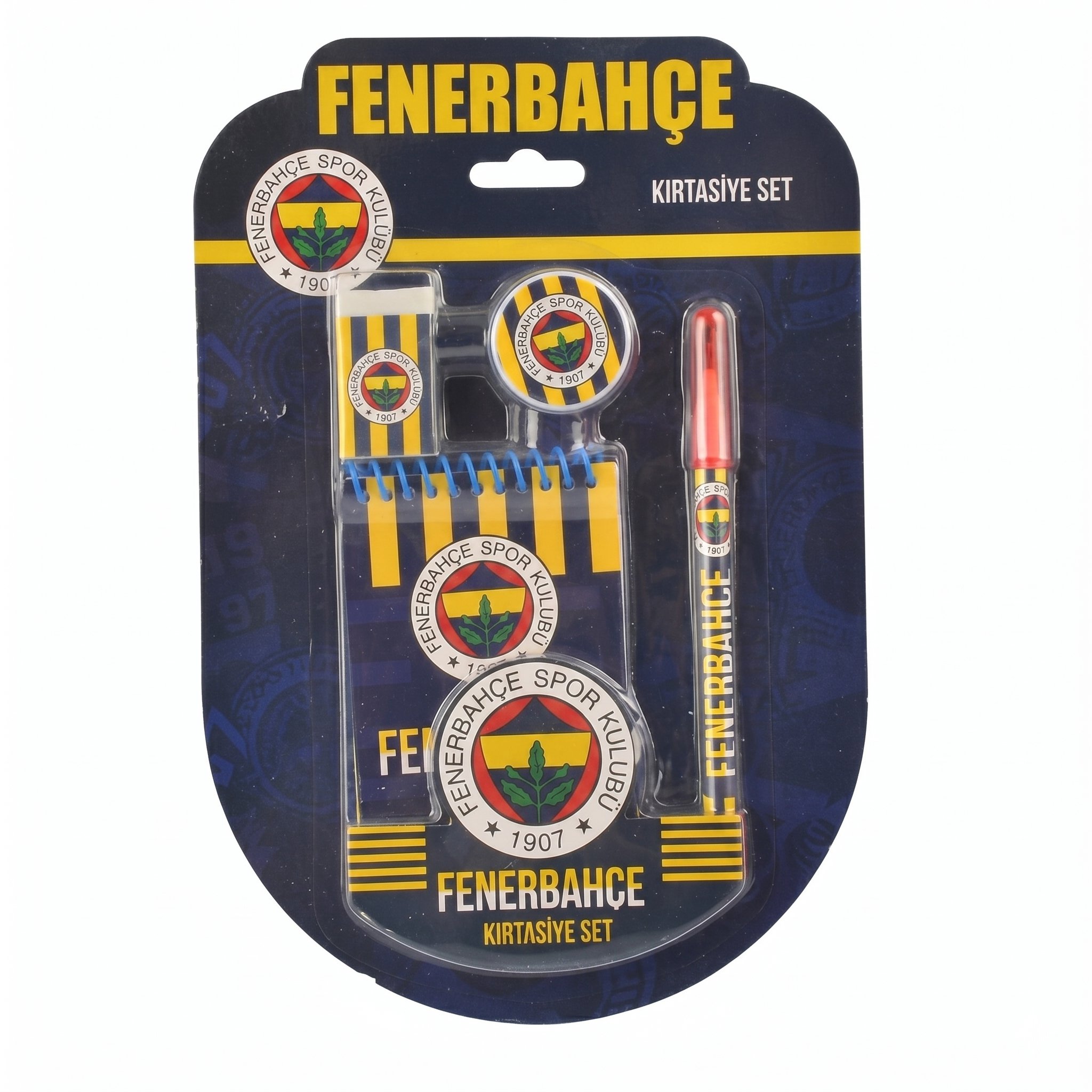 Fenerbahçe 4'lü Kırtasiye Seti 006 Lisanslı Okul Seti Kırtasiye