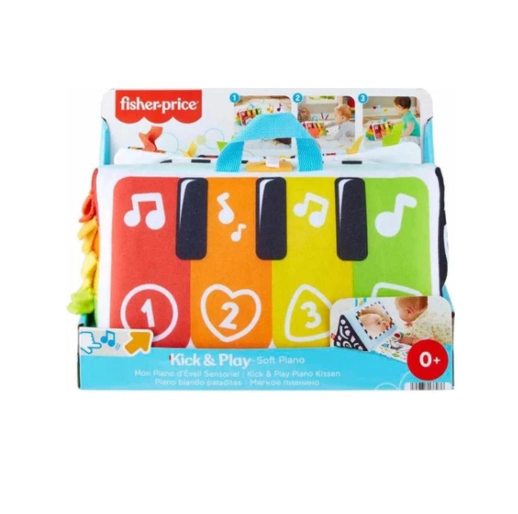 Fisher-Price Işıklı Müzikli Yumuşak Piyano 
