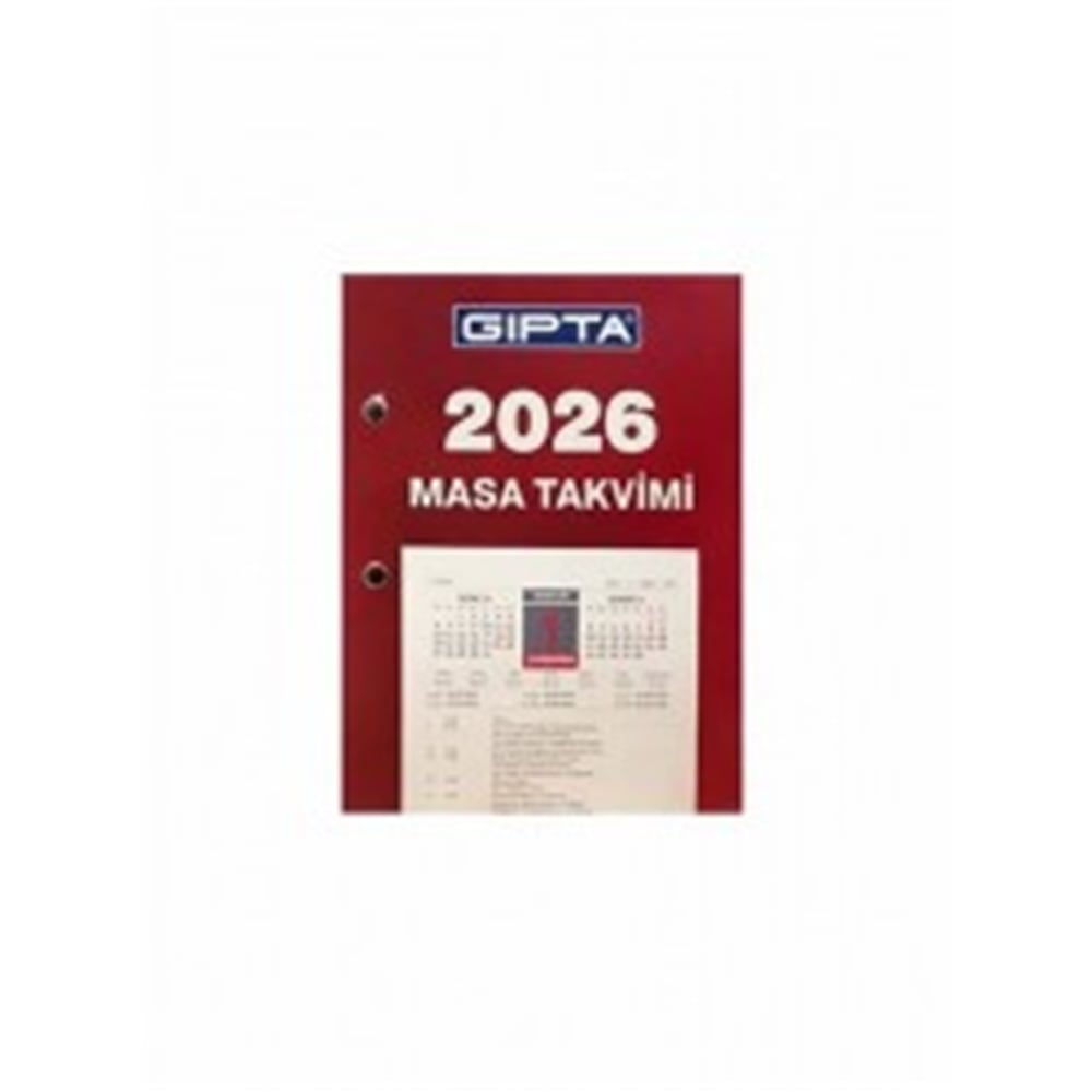 GIPTA 10X13 BLOK MASA TAKVİMİ