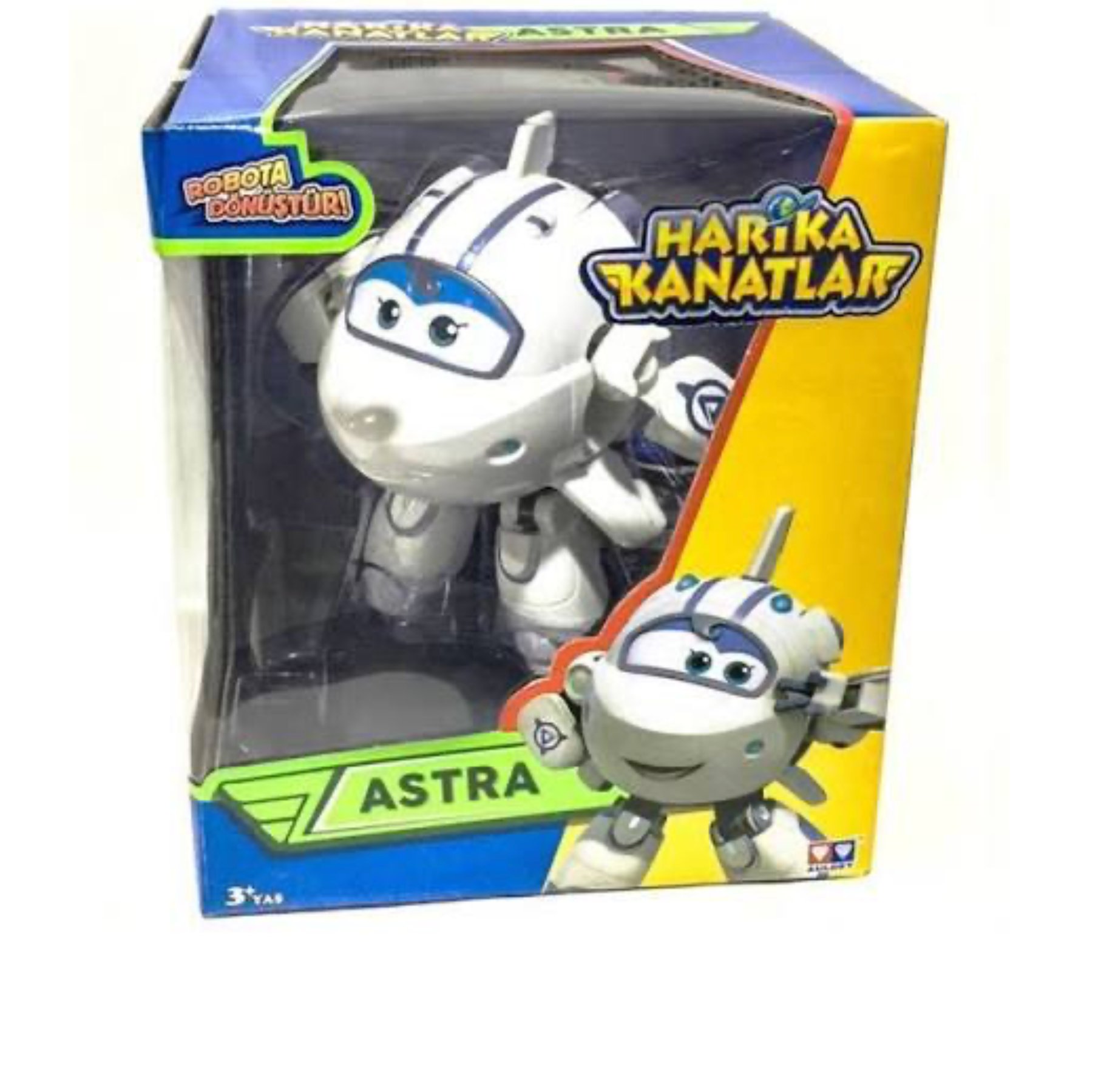 Harika Kanatlar Astra Dönüşen Uçak Robot Figür 