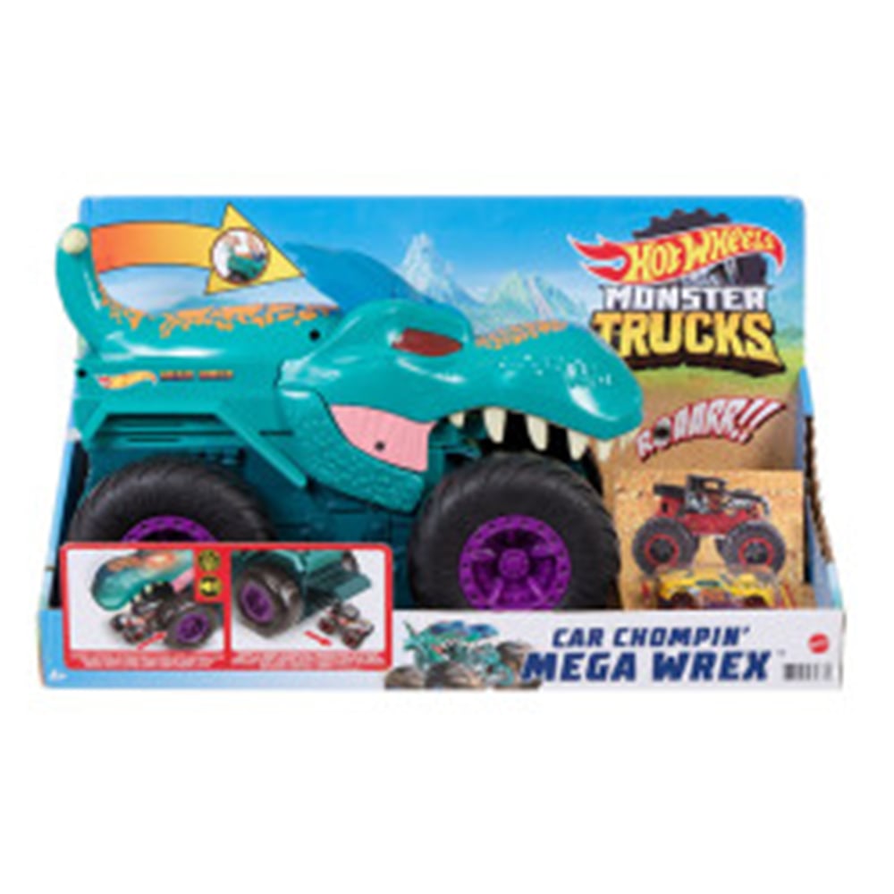 HOT WHEELS MONSTER TRUCKS ARABA YİYEN MEGA WREX