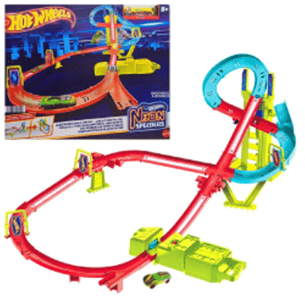 HOT WHEELS NEON YARIŞLAR ÇOKLU YARIŞ HEYECANI PİST SETİ