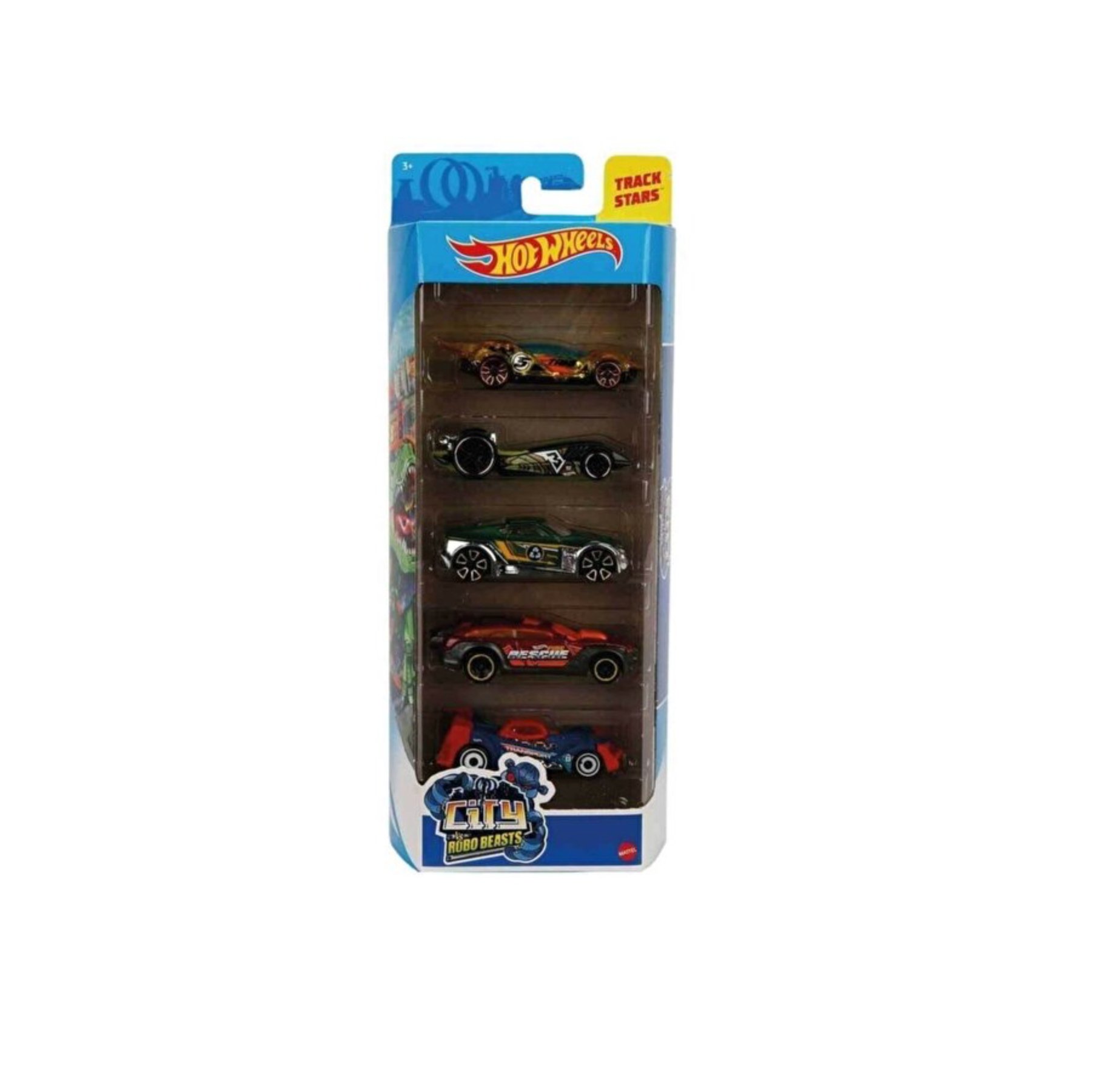 Hot Wheels Stunt Yarış Arabaları 5'li Oyuncak Araba Seti 