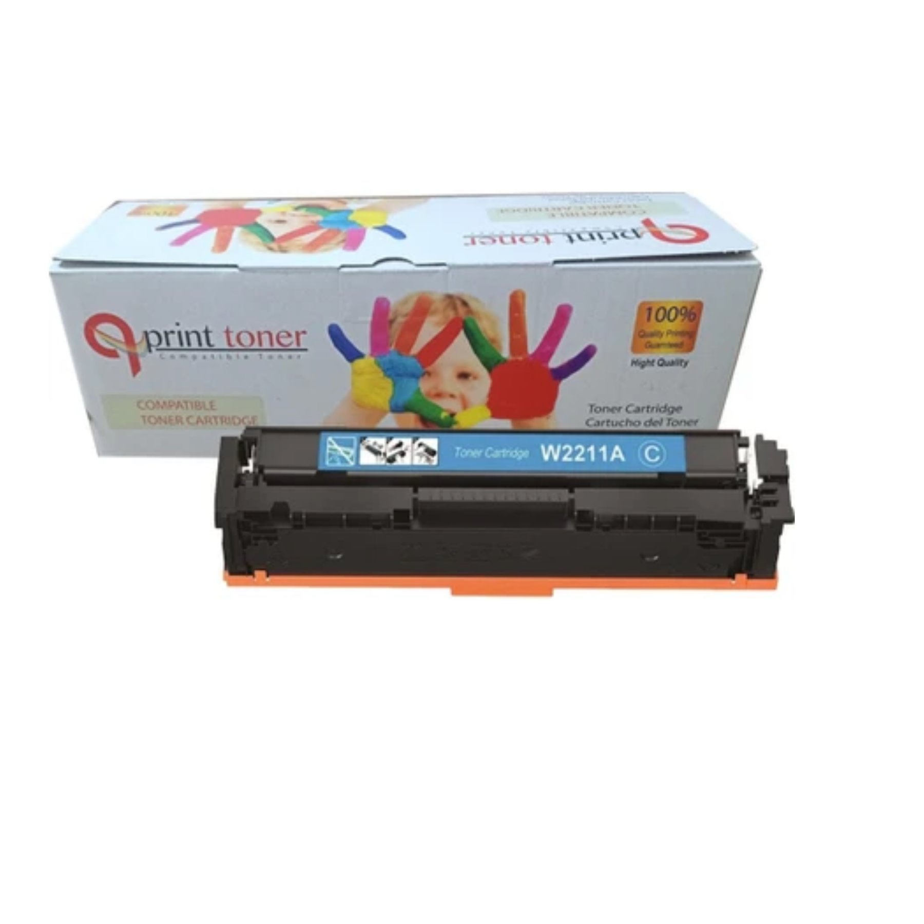 HP 207A W2211 Çipli Cyan Muadil Toner