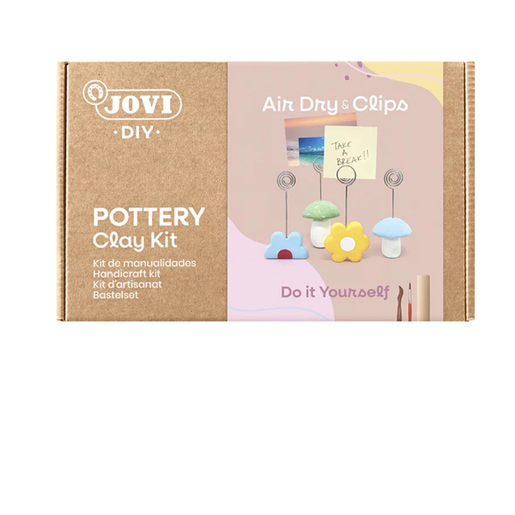 Jovi 2708 Seramik Hamuru Clips Kiti Klips Yapım Seti