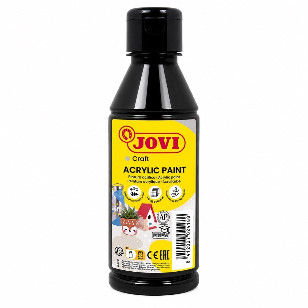 Jovi Jovidecor 680 Akrilik Boya 250 ml Siyah