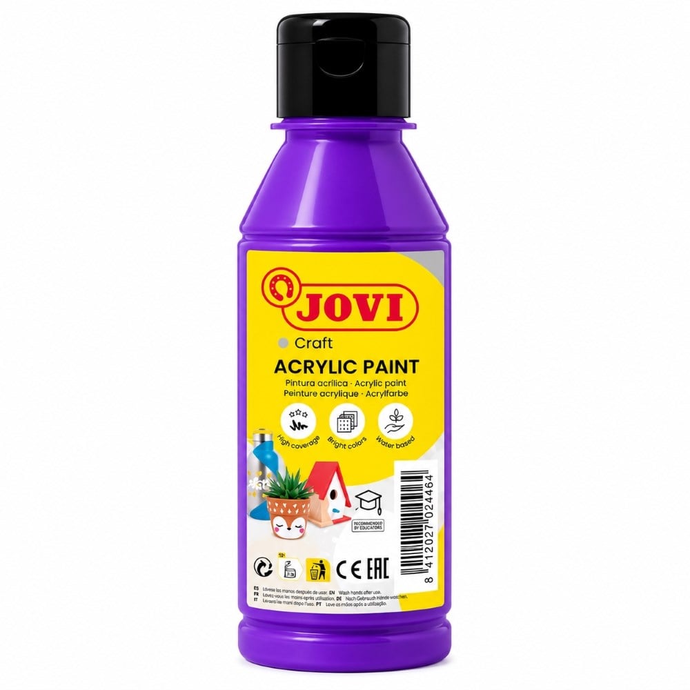 Jovi Jovidecor 680 Akrilik Boya 250 ml Mor