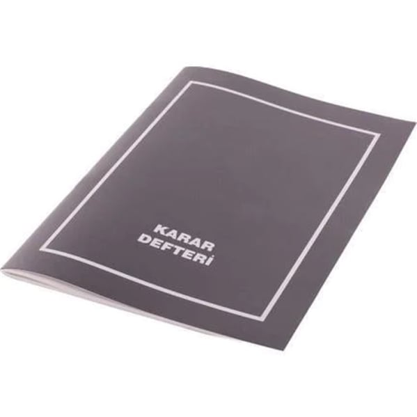 KARAR DEFTERİ PLASTİK KAPAK 21X30