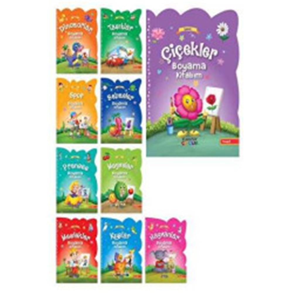 KARATAY BÜYÜK ŞEKİLLİ MEYVELER BOYAMA KİTABI