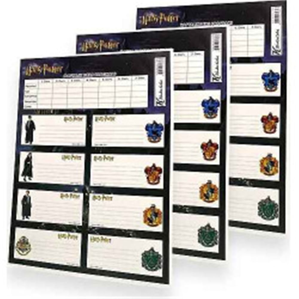 KESKİN ETİKET 3 LÜ DERS PROGRAMLI HARRY POTTER