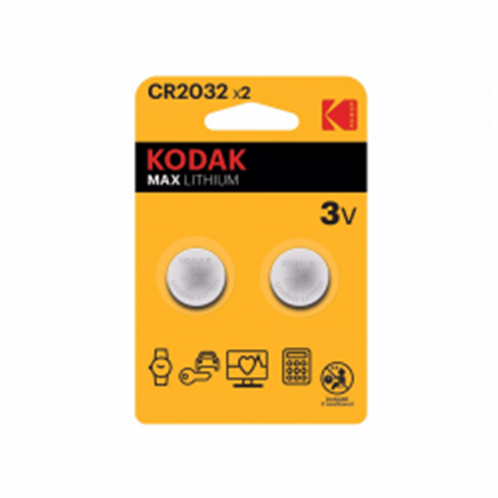 KODAK 2 ADET CR2032 ULTRA LİTYUM PARA PİL