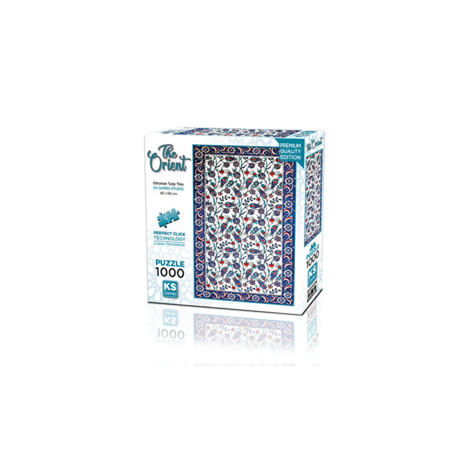 KS Games 1000 Parça Ottoman Tulip Tiles Puzzle 