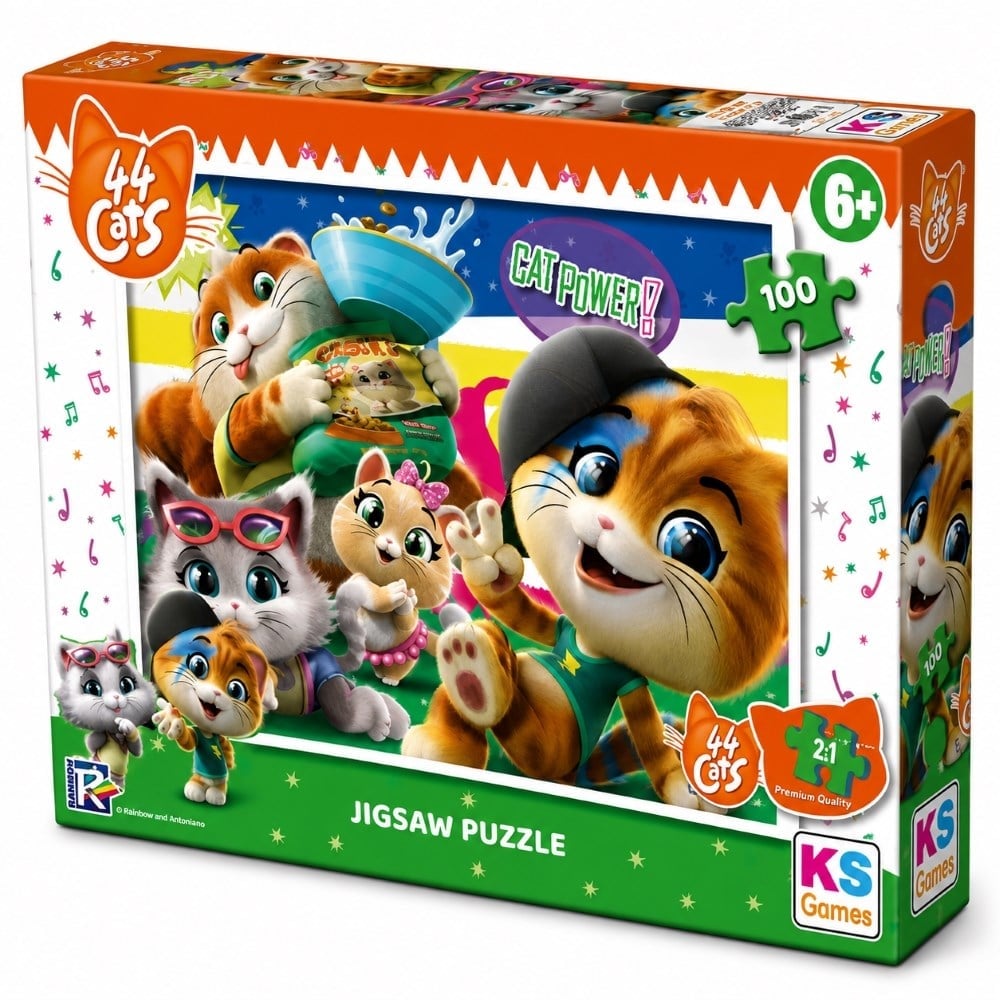 KS Games 44 Cat Kedi Puzzle 100 Parça 