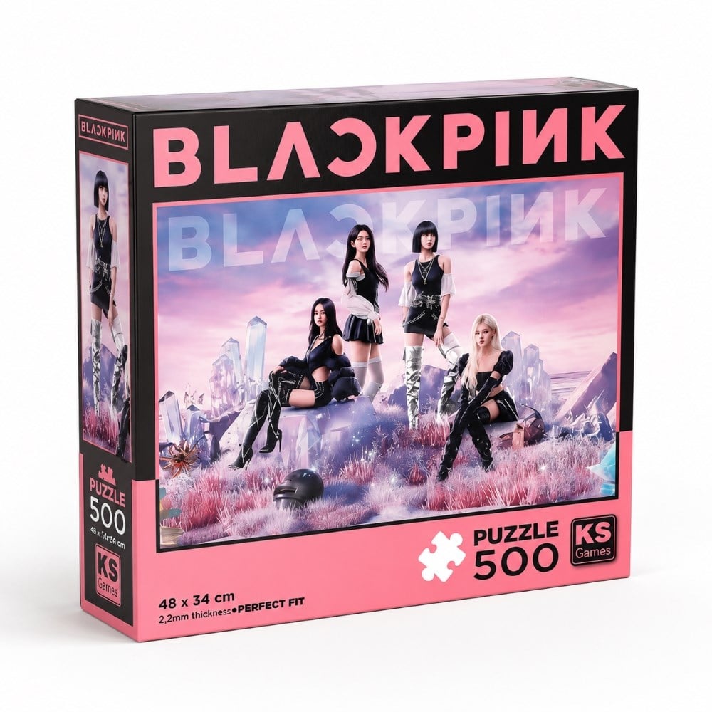 KS Games Black Pink 500 Parça Lisanslı Puzzle 