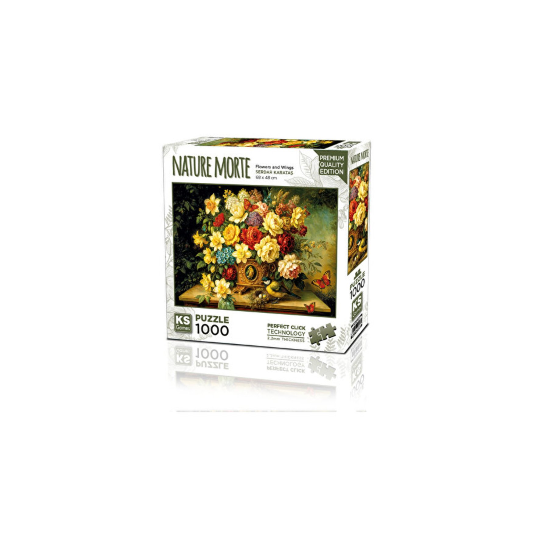 KS Games Flowers and Wings 1000 Parça Puzzle 