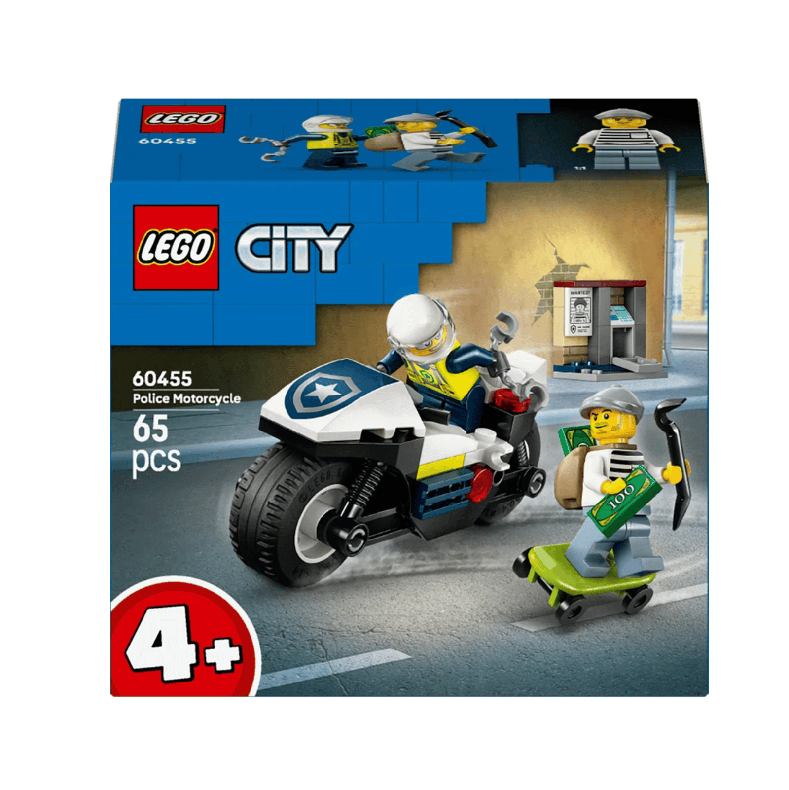 LEGO CITY POLİS MOTORSİKLET TAKİBİ