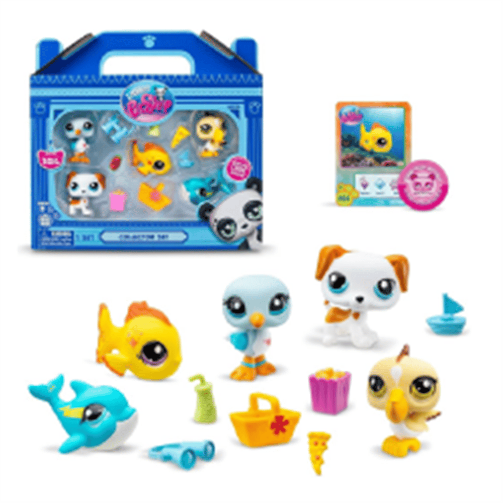 LITTLEST PET SHOP MİNİŞLER TATİLDE 5'Lİ FİGÜR SETİ