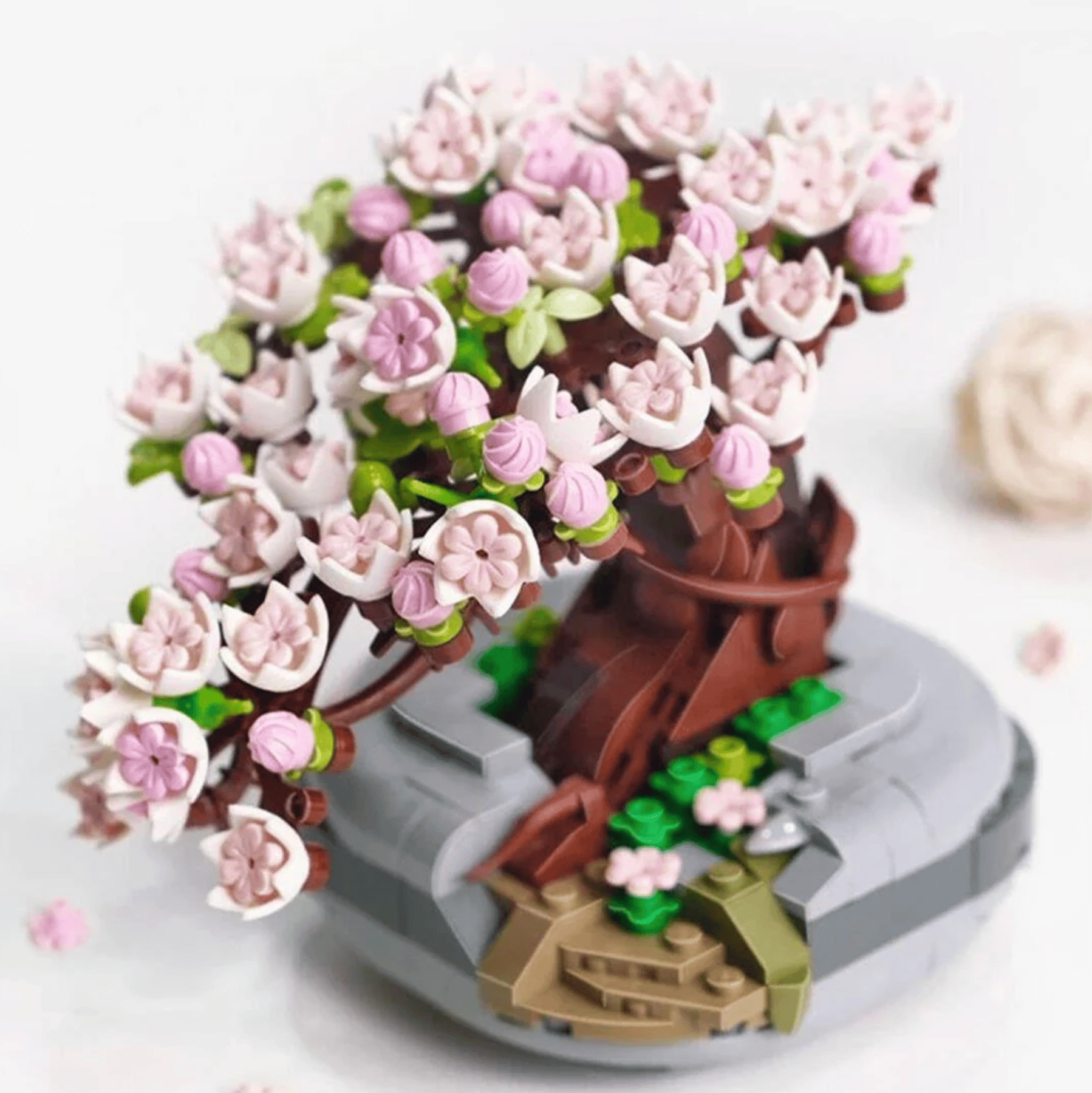 LOZ EBEDİ ÇİÇEK PEMBE SAKURA KİRAZ AĞACI 426 PARÇA BLOCK OYUNCAK