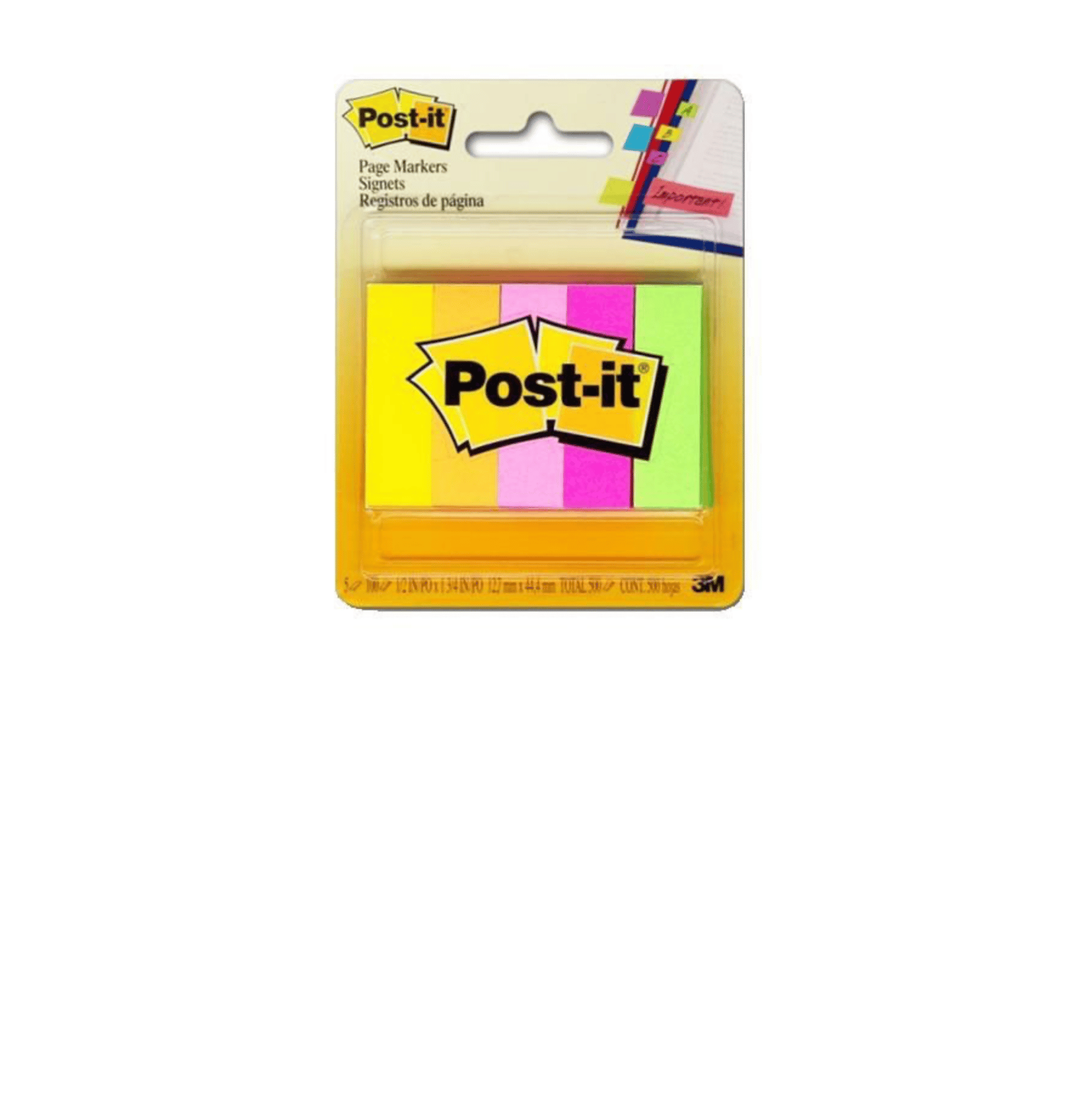 MAS POST-İT NOT SAYFA İŞARETİ 5 RENK 100 YAPRAK