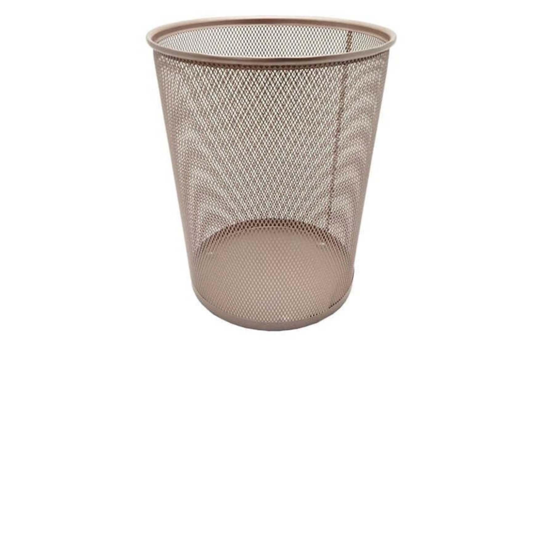 Mas Tam Delikli Metal Çöp Kovası 10 L Rose Gold 